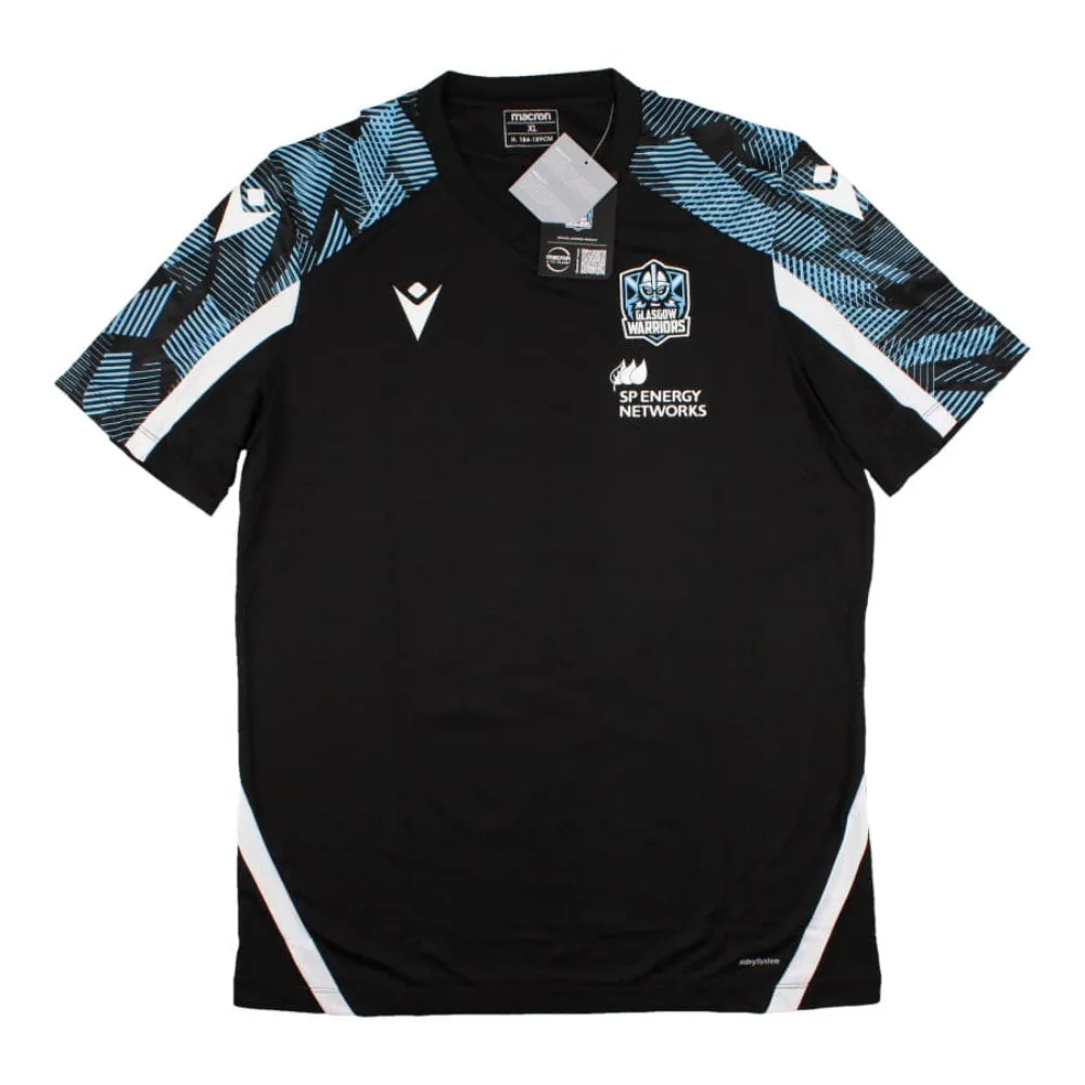 2022-2023 Glasgow Warriors Gym Training Shirt (Black)