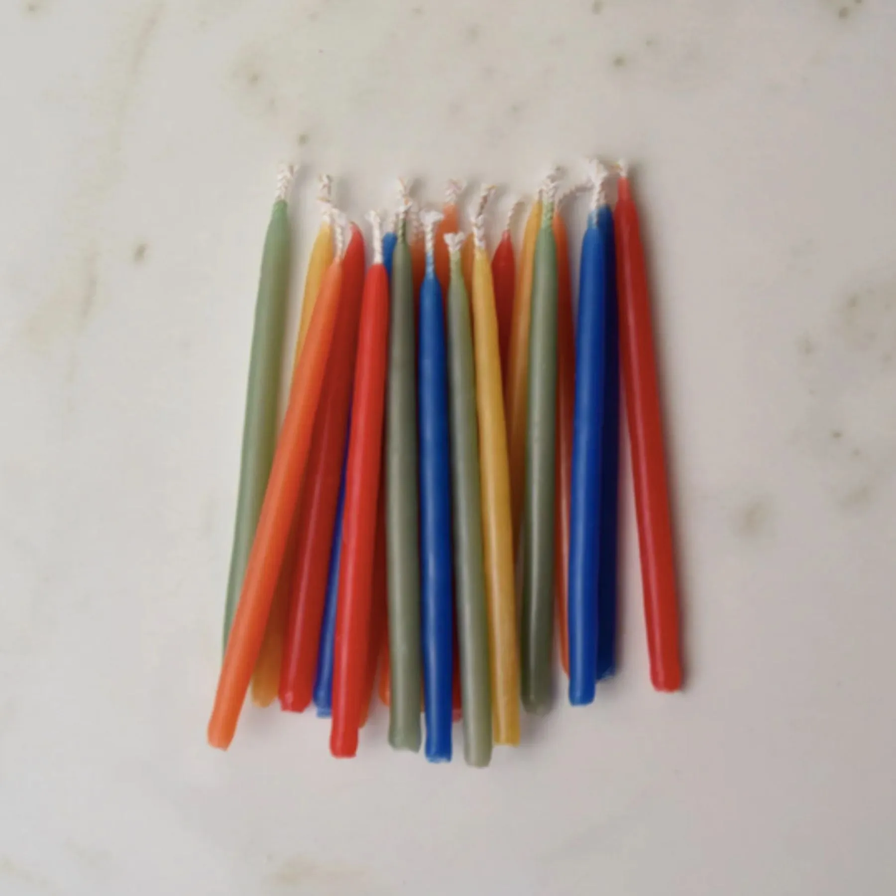 Beeswax Birthday Candles