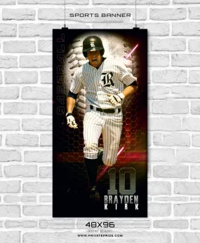 Brayden Kirk - Baseball Enliven Effects Sports Banner Photoshop Template