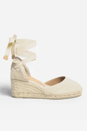 Carina Canvas Wedge Espadrilles | Ivory