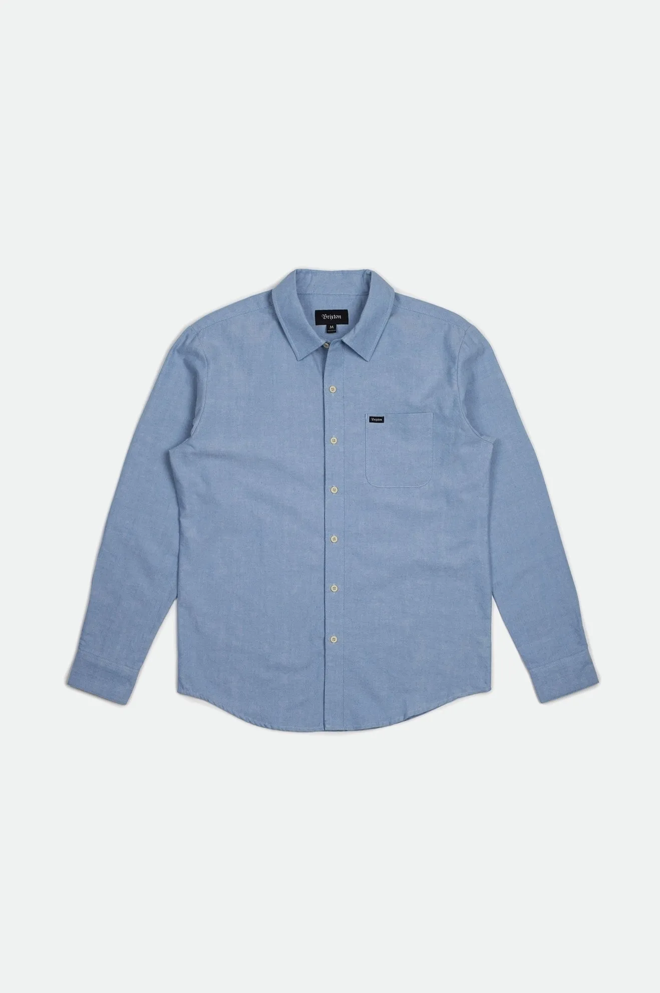 Charter Oxford L/S Woven Shirt - Light Blue Chambray