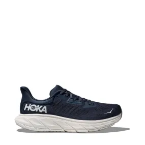 Hoka Men's Arahi 7 Sneaker in Outer Space/White