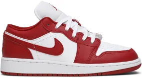 JORDAN 1 LOW GYM RED WHITE (GS)