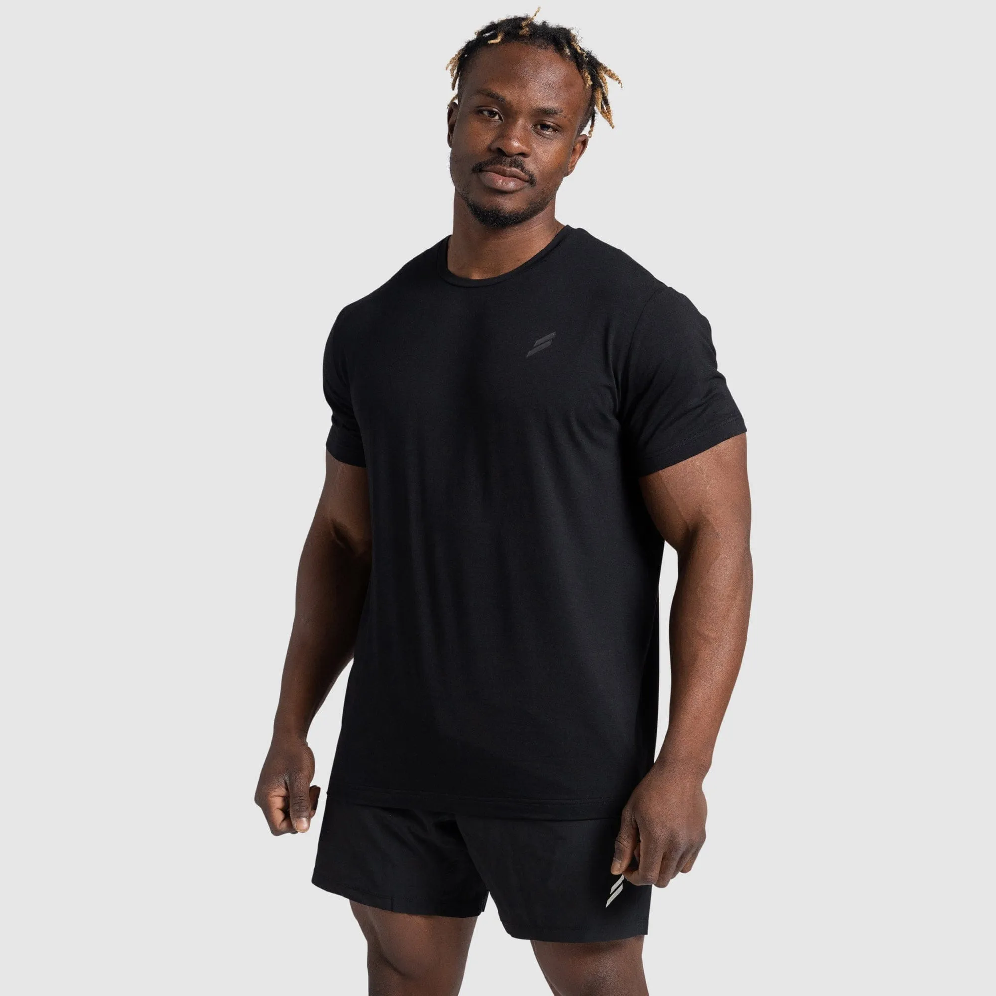 Power Regular Fit Tee - Black