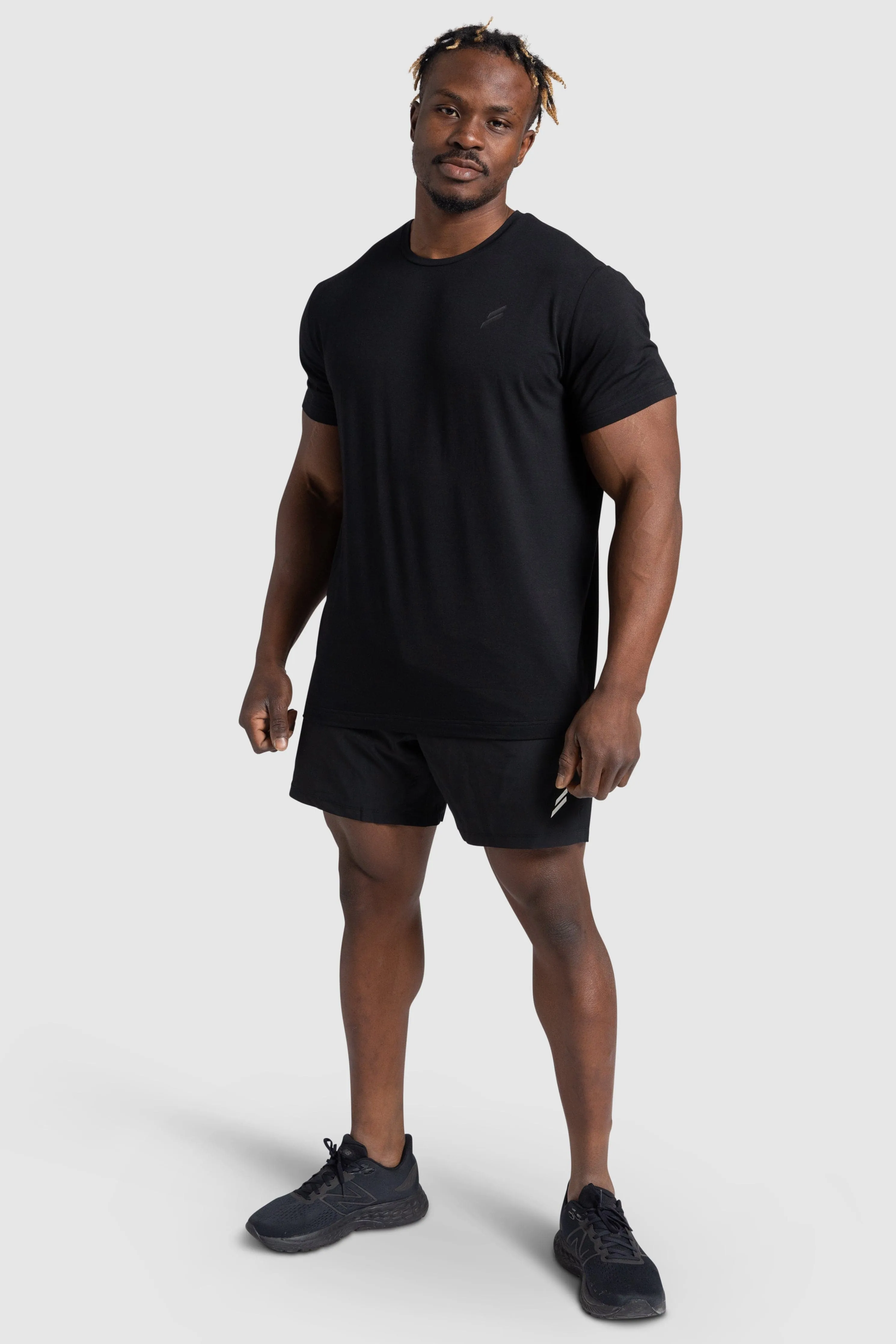 Power Regular Fit Tee - Black