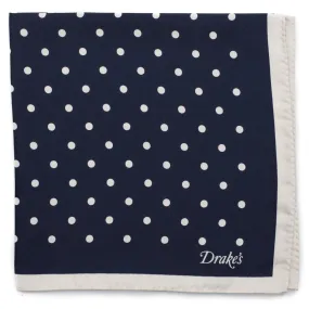 Silk Print Dots Pocket Square