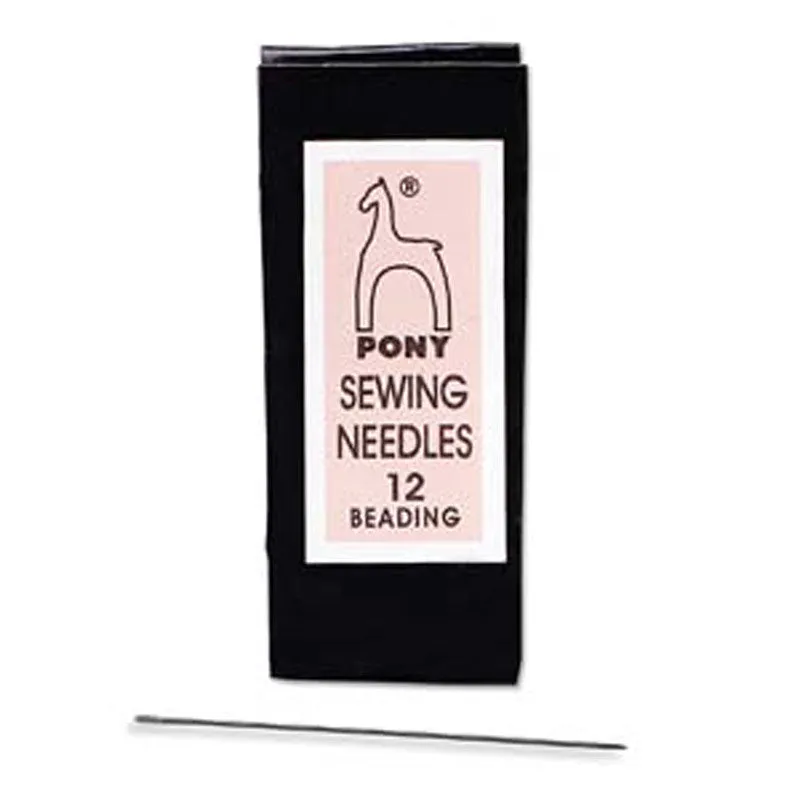 Supplies-Beading Needles-Pony-Size 12-Quantity 25