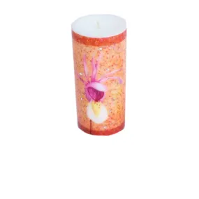 Swarovski Crystals Pillar Candle CALYPSO Unscented