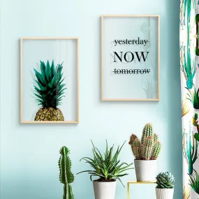 Transparent Botanical Wall Art With Frame