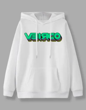 White Veirdo Charm: Men's Hoodie